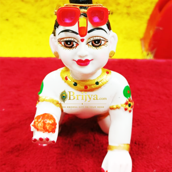 Laddu gopal Magenta With Stone Royal Glasses (1.5 inch)