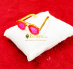 Laddu gopal Magenta With Stone Royal Glasses (1.5 inch)