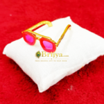 Laddu gopal Magenta With Stone Royal Glasses (1.5 inch)