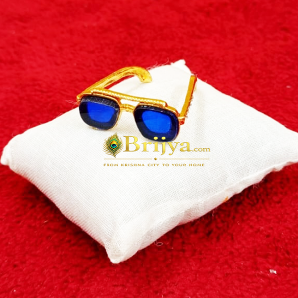 Laddu gopal blue With Stone Royal Glasses (2inch)