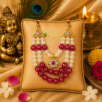 Beautiful Layering Pink White Pearl Mala