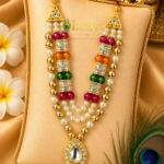 Multi White Pearl Mala GOD