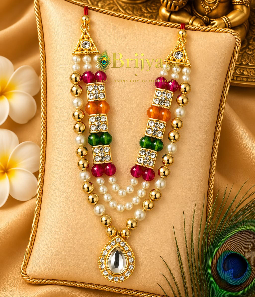 Multi White Pearl Mala GOD Multi White Pearl Mala GOD