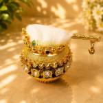 Golden Makhan Matki For Janmastmi (2.5 inch) - Image 2