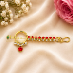 Beautiful Red White Stone Radha Nath(2inch)