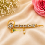 Gold Plated Stone RadhaRani Nath(2inch)