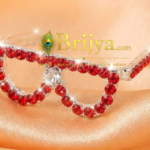 Orange stone goggles For Gopal Ji(1 inch )