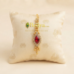 Red Stone Maag Tika For Radha Rani (2inch)