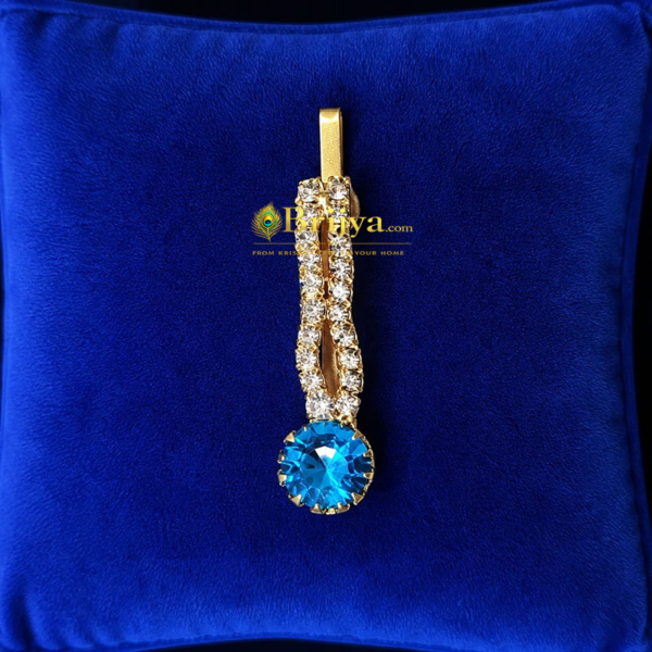 Skyblue Stone Maag Tika For Radharani (1nich)