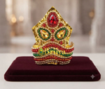 Heavy Golden pearl work with stone mukut for God