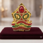 Heavy Golden pearl work with stone mukut for God