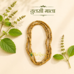 Vrindavan Tulsi Mala with Golden pearl
