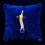 Blue Stone Maag Tika For Radharani(1inch)