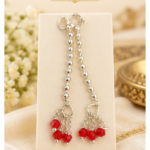 Laddu Gopal designer gilat Payal with red crystal